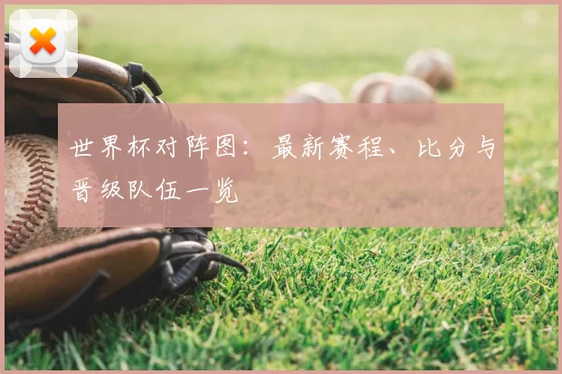 世界杯对阵图：最新赛程、比分与晋级队伍一览