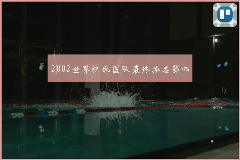 2002世界杯韩国队最终排名第四